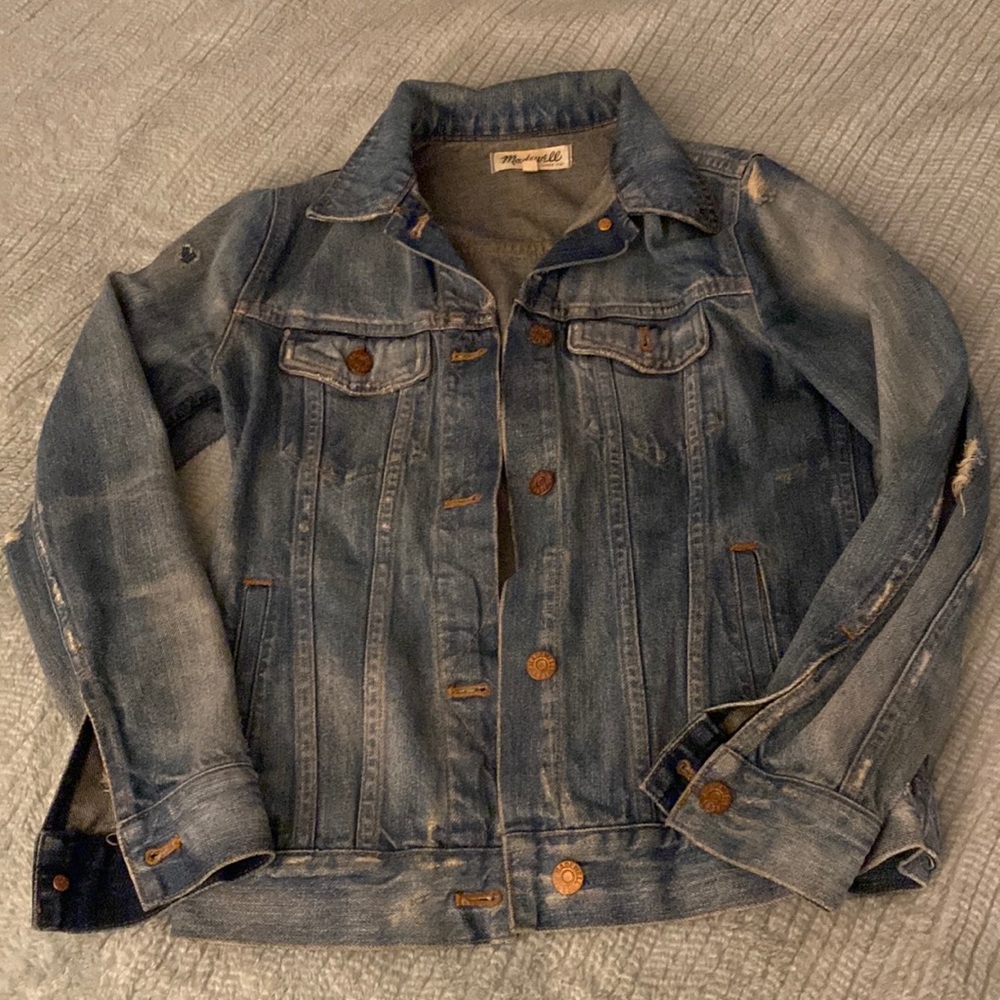 Madewell Distressed Jean Jacket